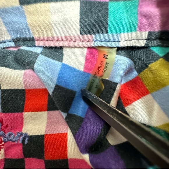 {Robert Graham} “Classic Fit” Long Sleeve Button Down Paisley Blouse Shirt Top - Picture 4 of 4